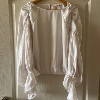 Нова разкошна елегантна бяла блуза топ буфан ръкав барок бароков стил, снимка 8 - Блузи с дълъг ръкав и пуловери - 45299376