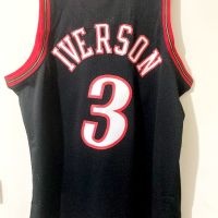 Оригинален мъжки баскетболен потник на Allen Iverson 1997-1998 , снимка 2 - Спортни дрехи, екипи - 45404797