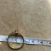 Златен пръстен с рубин, снимка 3 - Пръстени - 45149592