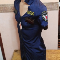 SEXY POLICE-Оргинална.Рулева секси рокличка, снимка 1 - Рокли - 45019865