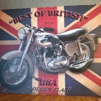 BSA Golden Flash-Best of British-метална табела (плакет), снимка 1 - Аксесоари и консумативи - 45808015