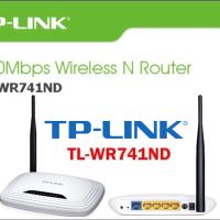 Wi-Fi Рутер TP-Link TL-WR741ND - 150 Mbit/s, снимка 1 - Рутери - 45683271