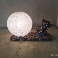 Лампа арт деко, снимка 5 - Настолни лампи - 45349891