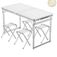 Подсилена маса за къмпинг с 4 стола , снимка 5 - Къмпинг мебели - 46212227
