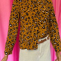 Леопардова риза MANGO, снимка 1 - Ризи - 45379957