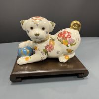 Порцеланова статуетка от Япония. Императорското кученце на Сатцума, снимка 1 - Статуетки - 45300102