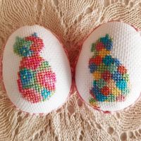 Яйца с бродерии, шевици, Великден, снимка 9 - Декорация за дома - 45088338
