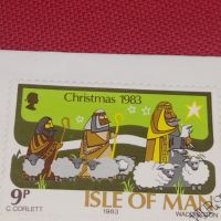 Стар пощенски плик с марки печати за Коледа Исландия за КОЛЕКЦИОНЕРИ 44714, снимка 2 - Филателия - 45262339