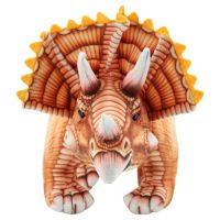 Плюшена играчка Динозавър Трицератопс, 30см, снимка 4 - Плюшени играчки - 45780399