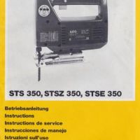 Електрическо зеге AEG STSE-350- Germany, снимка 11 - Други инструменти - 46112639