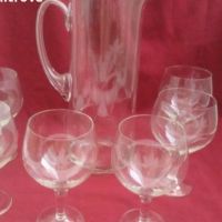 Чаши с кана  за вино ръчно гравиран , снимка 7 - Антикварни и старинни предмети - 19064434