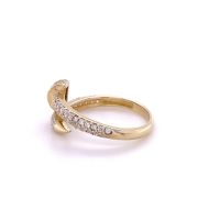 Златен дамски пръстен Cartier 2,64гр. размер:56 14кр. проба:585 модел:23674-3, снимка 3 - Пръстени - 45734936