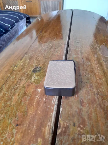 Стара кожена табакера за цигари,калъф #12, снимка 1