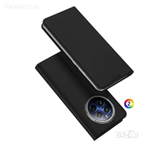 Realme 12 Pro/12 Pro+ DUX DUCIS Кожен Калъф и Протектор, снимка 1