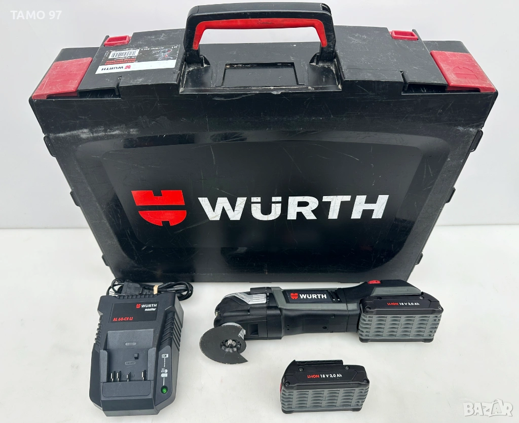 Wurth EMS 18-A EC SL - Безчетков многофункционален инструмент 2x18V 2.0Ah, снимка 1