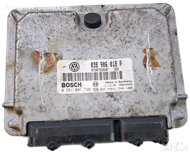 Компютър за VW GOLF 4 1.9 TDI AFN ECU, 038906018P, 0281001720 , снимка 1