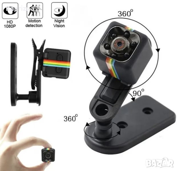 Безжична камера за видеонаблюдение Mini-Cam SQ11, снимка 1
