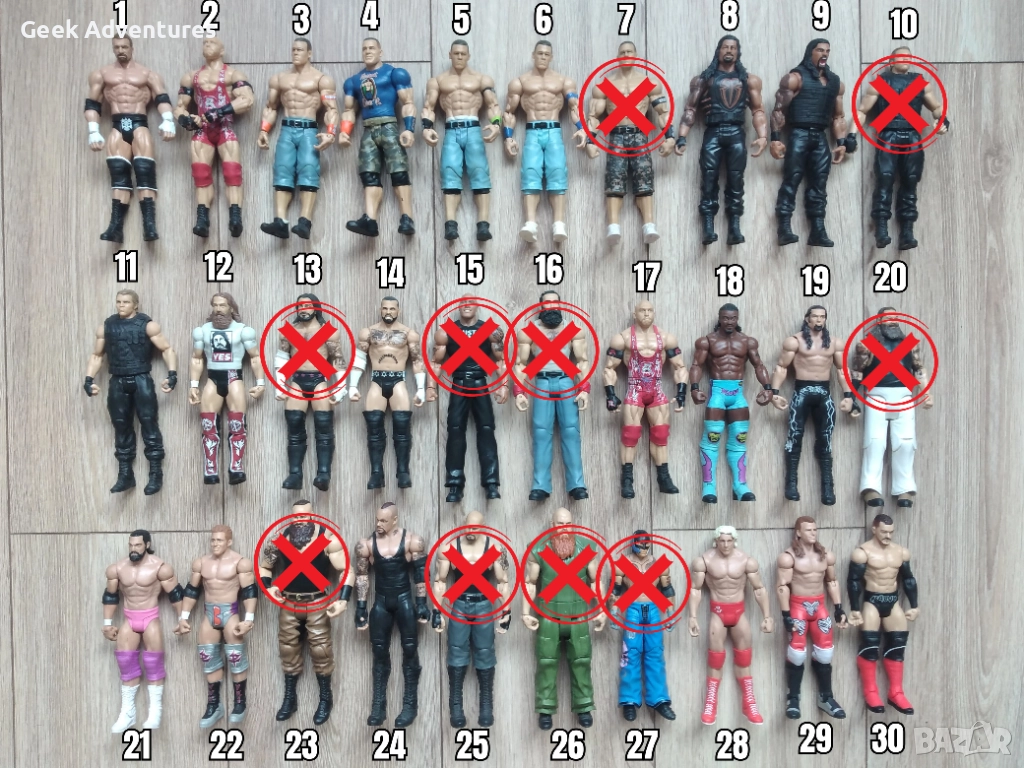 Екшън Фигурки WWE Кеч Pro-Wrestling Action Figures Dean Ambrose Hogan Cena, снимка 1