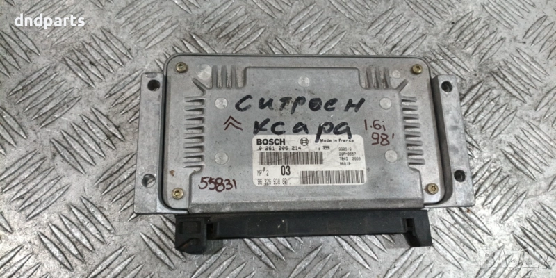 Компютър Citroen Xsara 1.6i 1998г. 0261206214 9632693880 , снимка 1