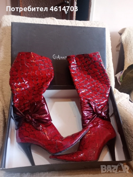 дамски ботуши кожа луксозни , снимка 1