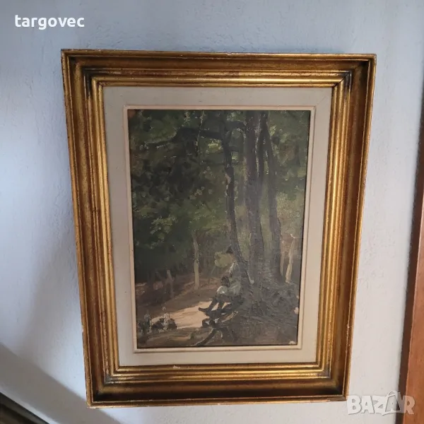 картина масло върху Фазер внос от западна Европа, снимка 1
