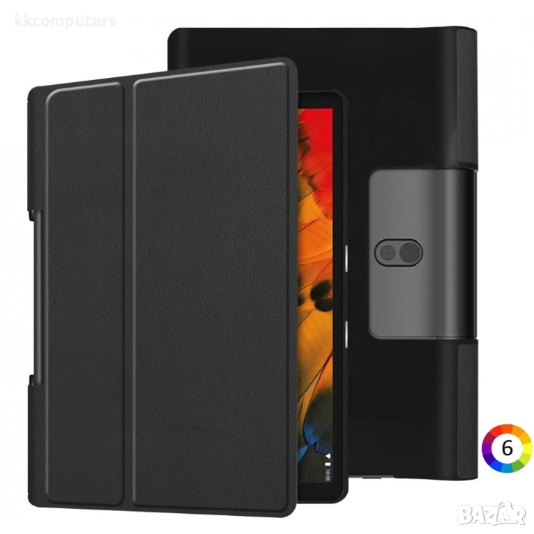 Lenovo Yoga Smart Tab 10.1 / Tab 5 YT-X705 Кожен Калъф с Магнит и Скрийн Протектор – Комплексна Защи, снимка 1