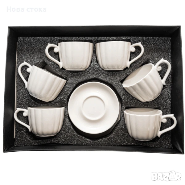 Комплект керамични чаши, снимка 1
