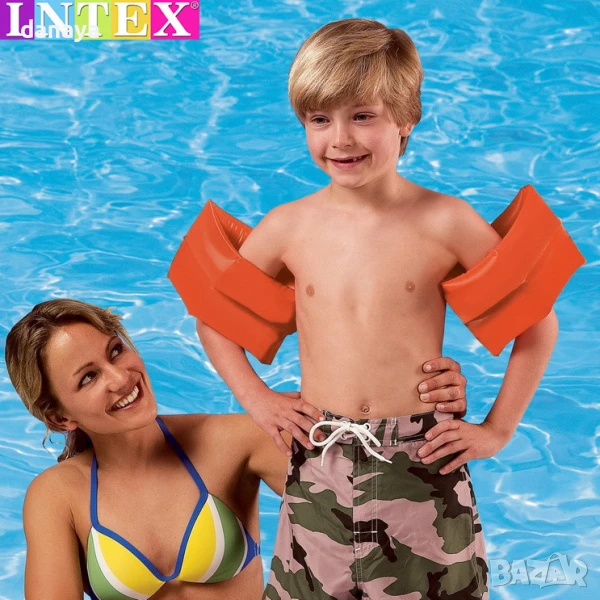 5958 Детски надуваеми раменки за плуване Intex, снимка 1