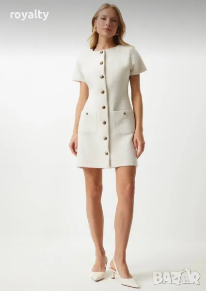 Бяла дамска рокля , снимка 1