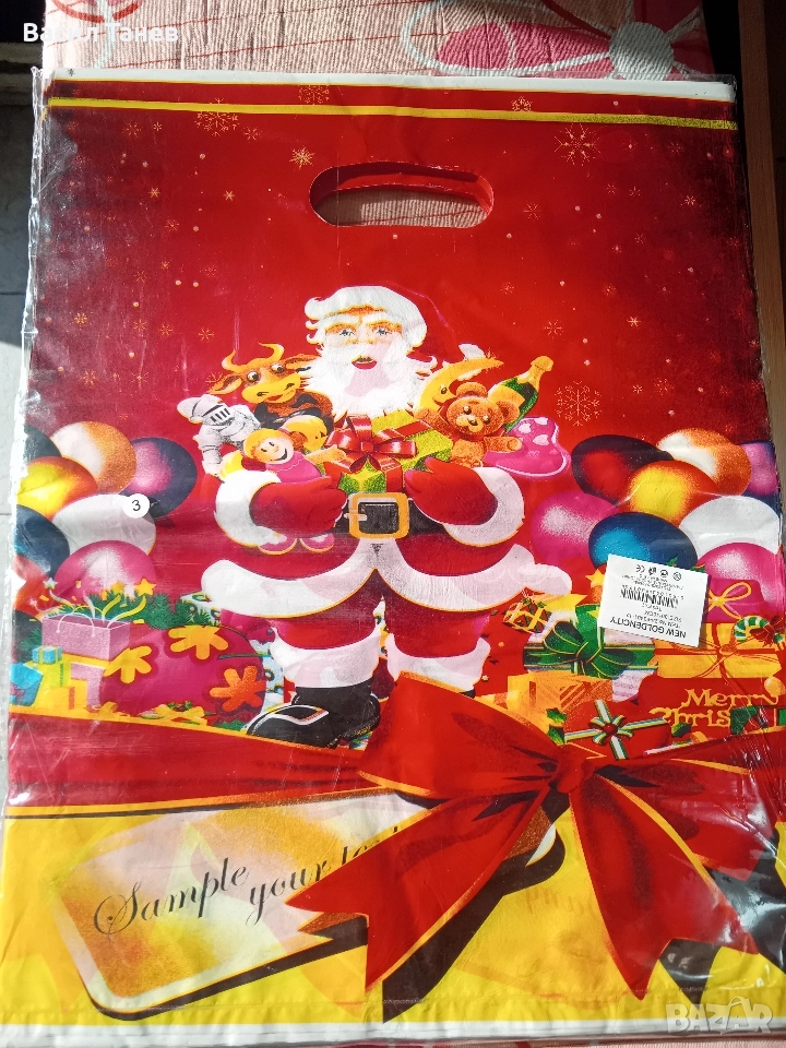 коледни чанти 30/40 см 100 бр 9 лв, снимка 1