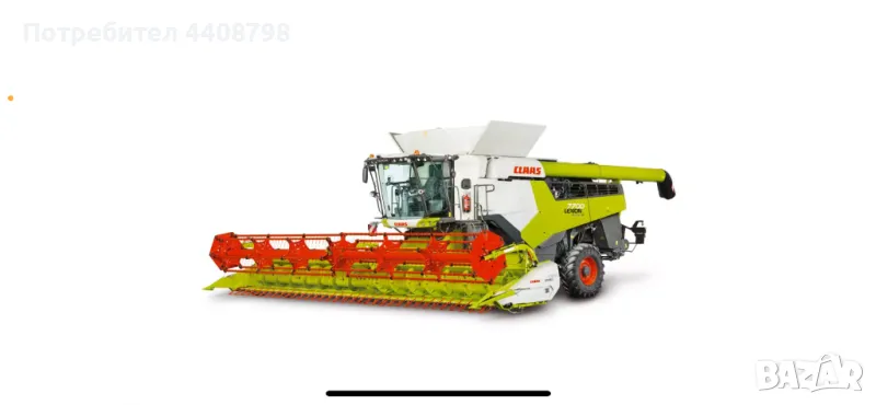 Комбайн CLAAS Lexion 7700 TT, 430 б. ч., 2023г.+Хедер Vario 930 с транспортна количка 2 оси, снимка 1