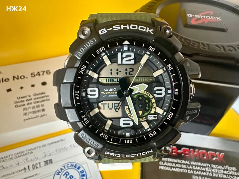 Компас - Термометър - Мъжки часовник Casio G-Shock GG-1000, използван, пълен комплект, снимка 1