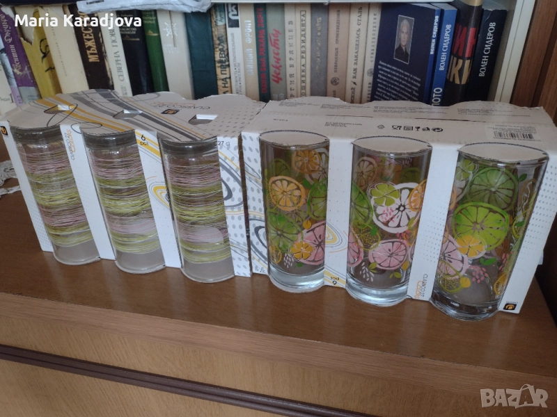 2 комплекта чаши за безалкохолни напитки, снимка 1