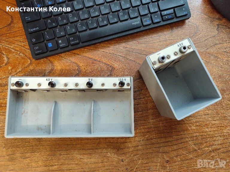 Учебни макети за последователно и паралелно свързване на батерии, снимка 1