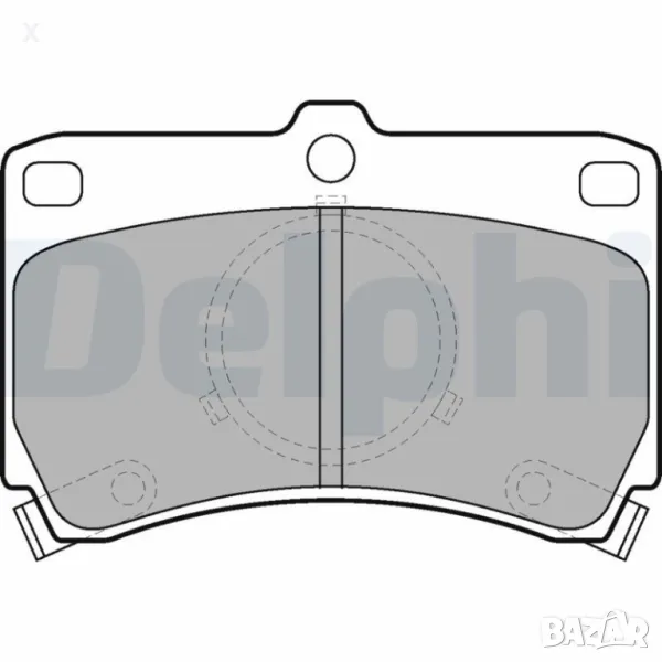 FERODO FSL487 НАКЛАДКИ ПРЕДНИ MAZDA 323 1985-1995 OE BL533328Z OE BG3449280A OE B0953328Z, снимка 1