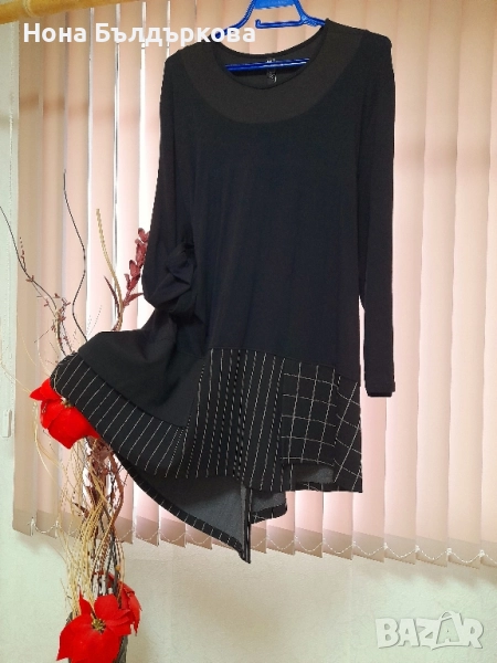 Асиметрична туника за по едра дама , снимка 1