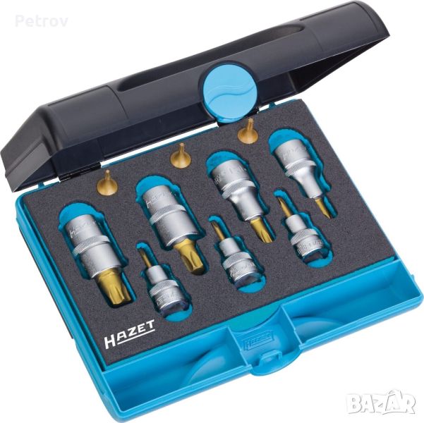 HAZET 1557/10 TORX - MADE IN GERMANY -  ЧИСТО НОВ PROFI Комплект : TX8 - TX60 / ДИРЕКТНО от GERMANY , снимка 1