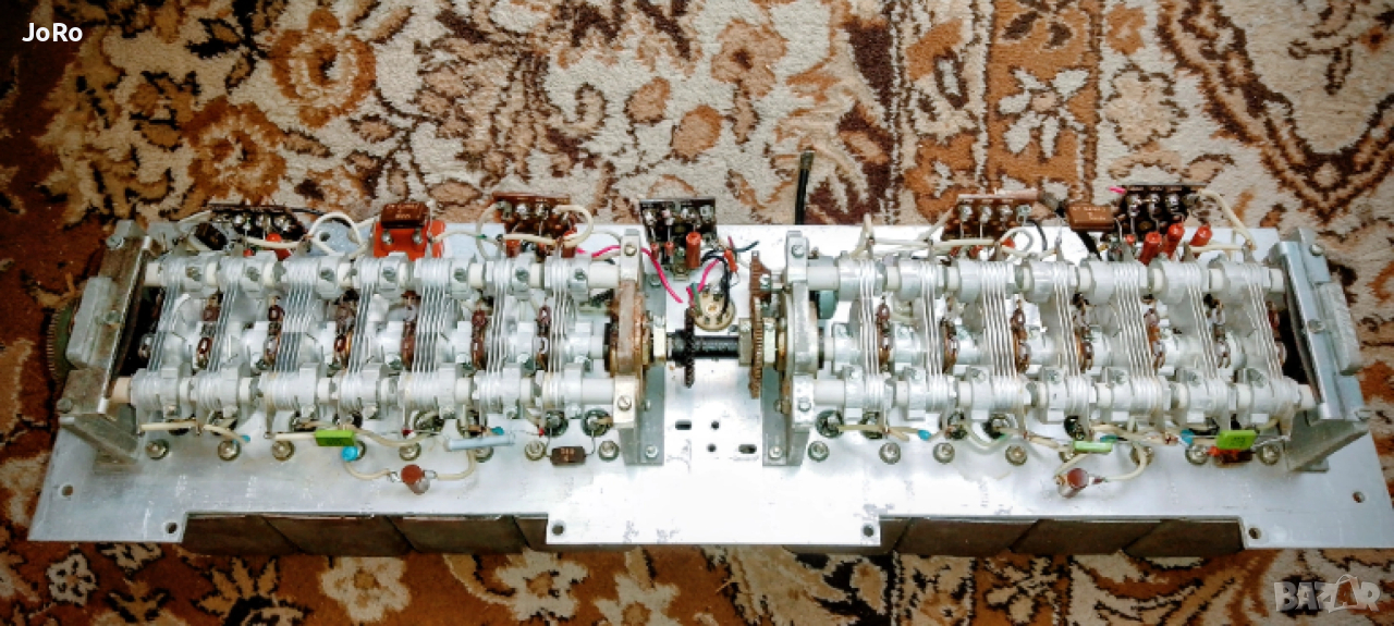 Блок с два променливи въздушни кондензатори от Р-250 м², снимка 1