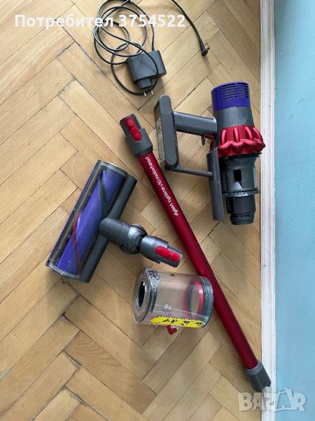 Вертикална прахосмукачка Dyson Cyclone V10 525W, 0.76 л,, снимка 1