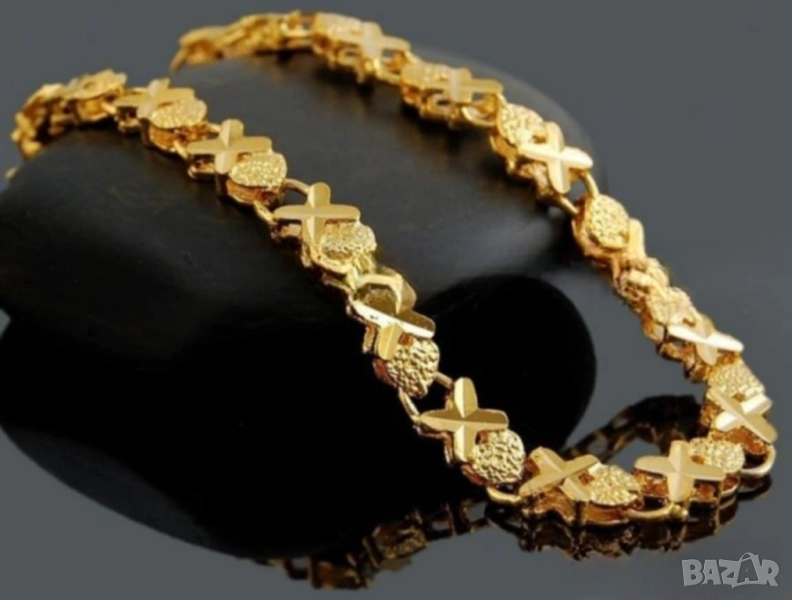 Нежна гривна от 9к попълнено злато 15 лв., снимка 1