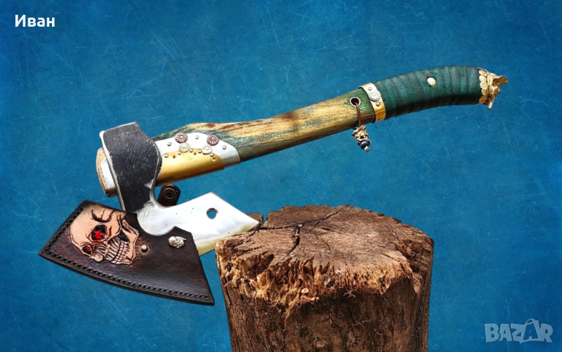 Ръчно изработена Брадва Пират, топор ,, снимка 1