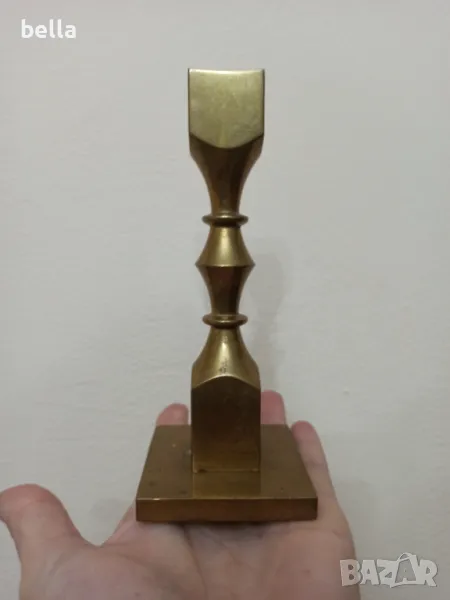 РЯДЪК КОЛЕКЦИОНЕРСКИ БРОНЗОВ СВЕЩНИК GUSUM , снимка 1