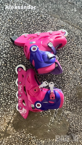 Ролери за момиче розови, снимка 1