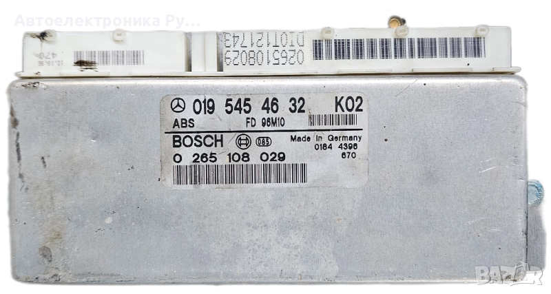 компютър ABS MERCEDES W202, A0195454632, 0195454632, A 019 545 46 32, BOSCH, 0265108029 , снимка 1