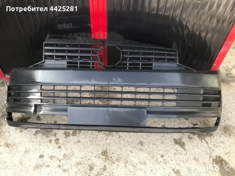 предна броня с решетка VW Transporter Multivan T6 2015-2019г. #012v, снимка 1