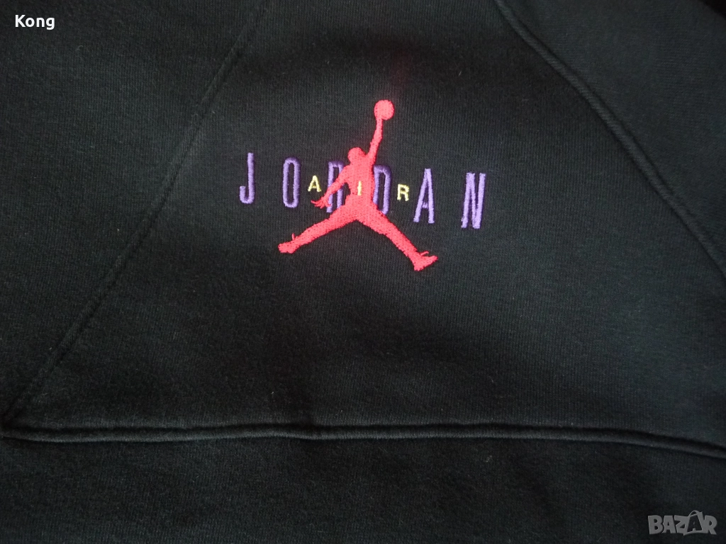 винтидж Nike Air Jordan citrus hoody мъжко яке Найки с качулка Еър Джордан суичър Оригинал, снимка 1