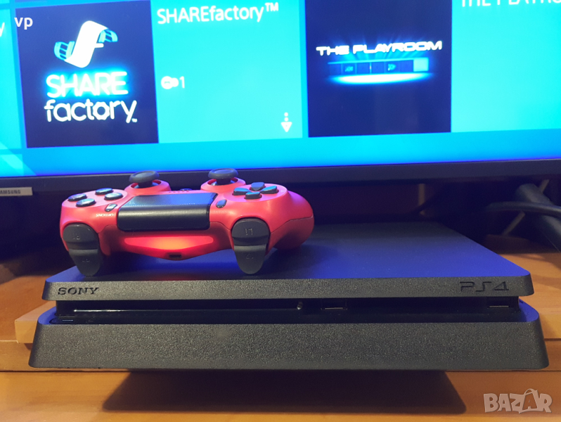 Перфектен Sony PlayStation Slim Fortnite Edition Плейстейшън PS4 с акаунт с игри, СТАВА за ХАК OFW11, снимка 1