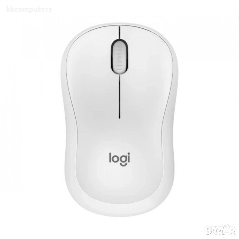 Logitech M240 Silent Bluetooth Мишка - 4000 dpi, 3 бутона, Бяла, снимка 1