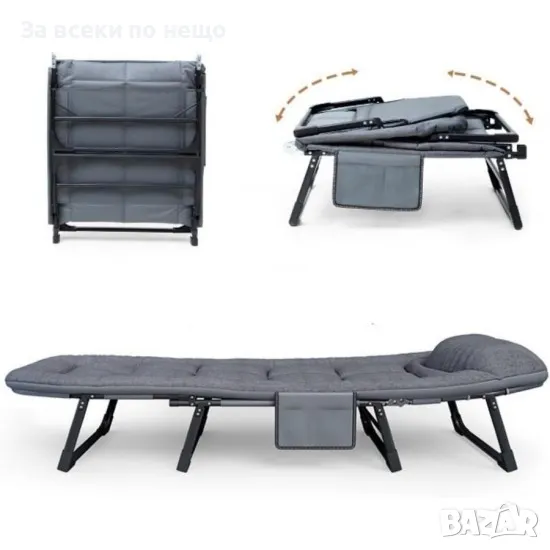 Сгъваемо походно легло тип шезлонг Forsage, снимка 1