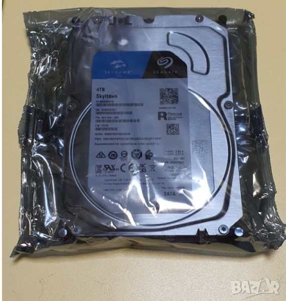 НОВ твърд диск 4TB  Seagate SkyHawk Surveillance ST4000VX007 с гаранция, снимка 1